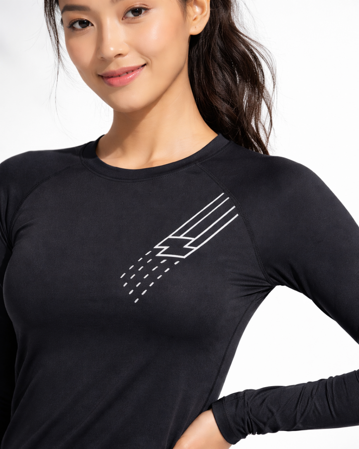 Full Sleeve Compression Tee — Women (WITH Kinetic-Lock™)